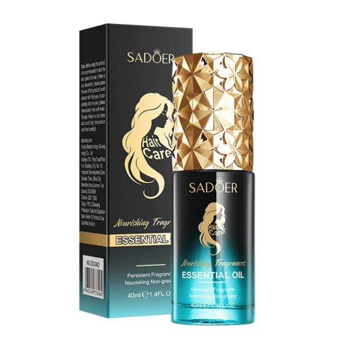 روغن مغذی تقویت کننده و ضد وزی مو سادور مدل گل ماگنولیا مناسب برای موهای آسیب دیده حجم 40 میلی لیتر