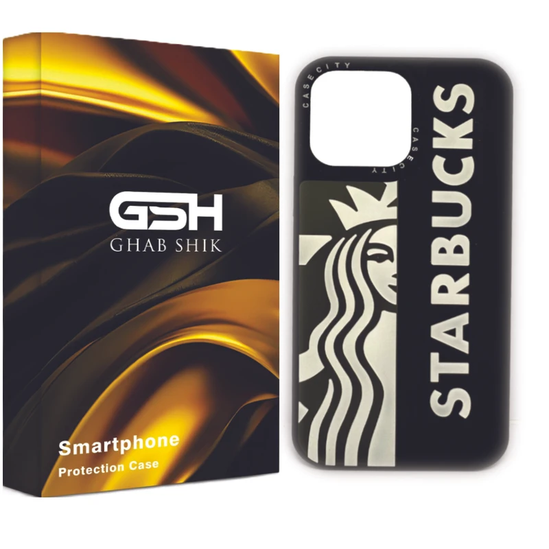کاور قاب شیک مدل STARBUCKSمناسب برای گوشی موبایل اپل  iPhone 16 Pro max
