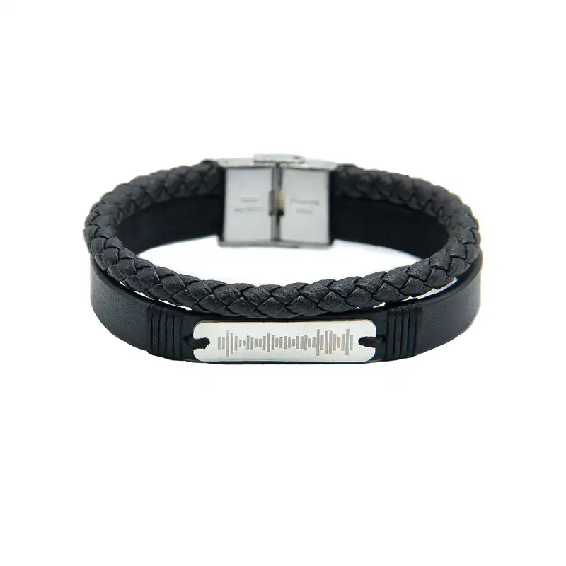 دستبند نقره تابا مدل فرکانس صدا کد DF1145