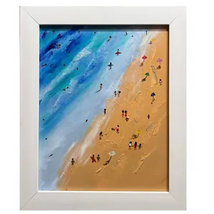تابلو نقاشی رنگ و روغن طرح ساحل کد VLZ119