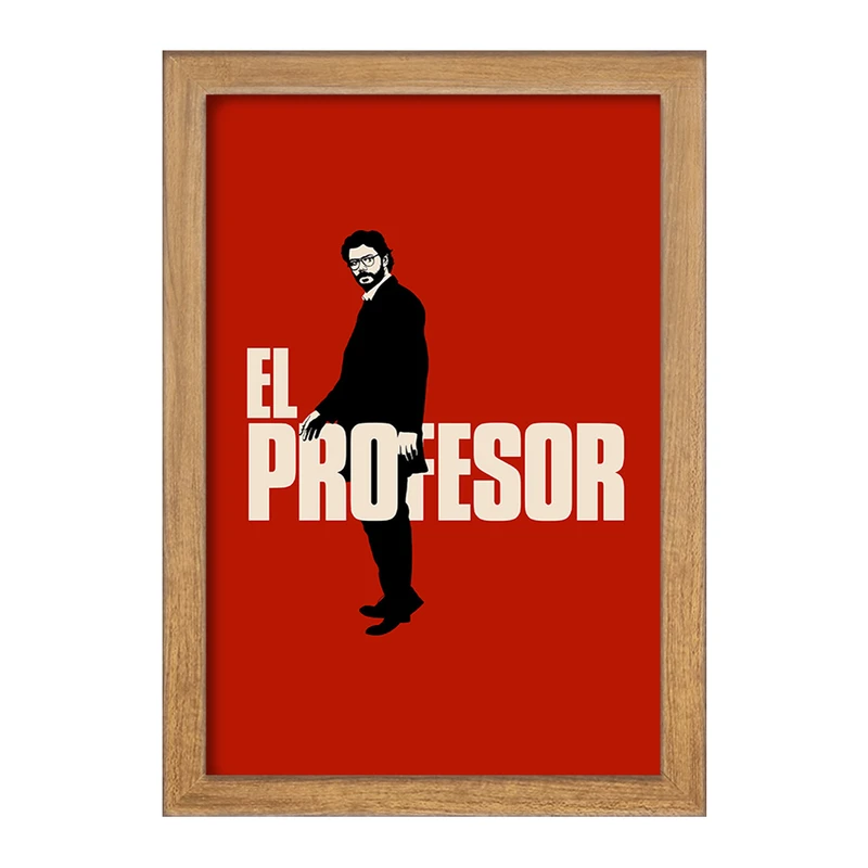 تابلو خندالو مدل پروفسور سریال خانه ی کاغذی کد F1715