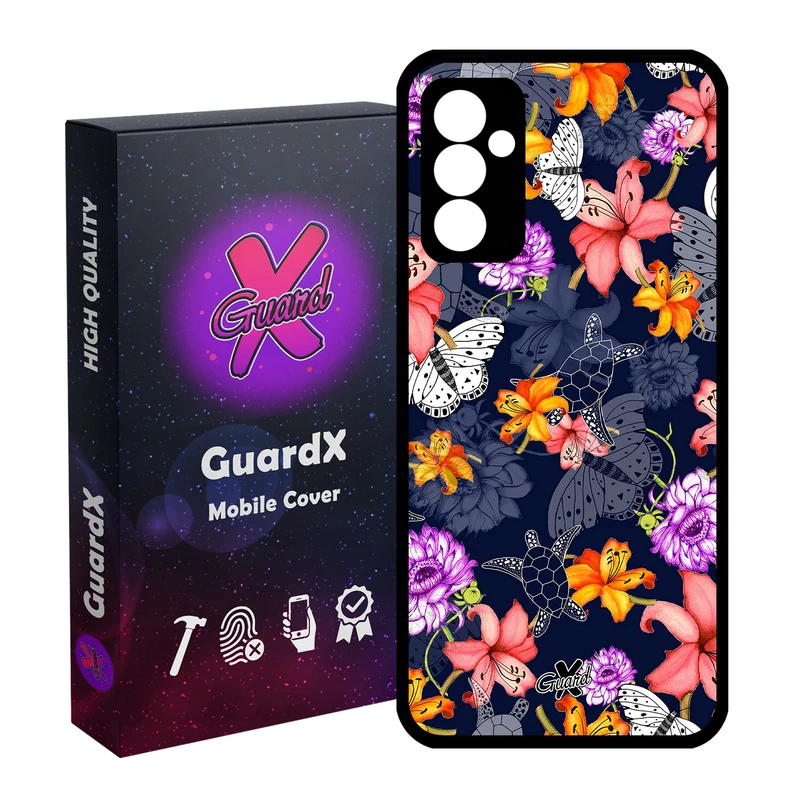 کاور گارد ایکس طرح گل مدل Glass10207 مناسب برای گوشی موبایل سامسونگ Galaxy A14 / A14 5G