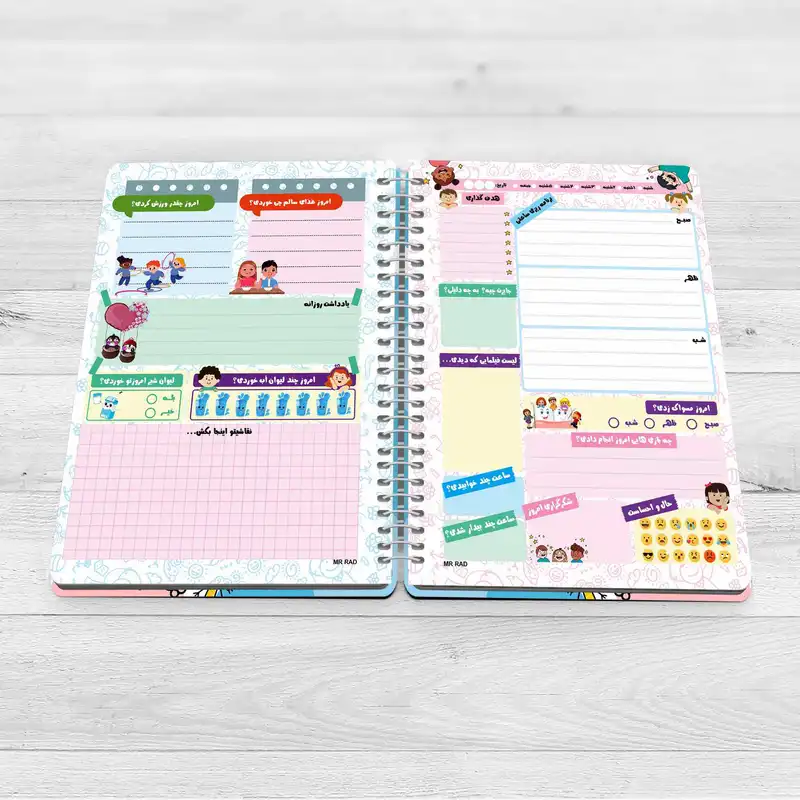 دفتر برنامه ریزی مستر راد طرح پلنر دانش آموز مدل مدیریت زمان کد fiory 1751