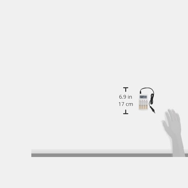 شارژر باتری جیابائو مدل jb-212 به همراه 4 باتری شارژی قلمی و نیمه قلمی