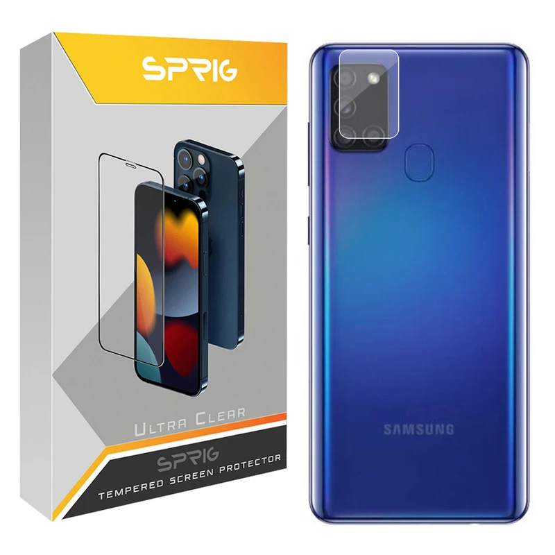 محافظ لنز دوربین اسپریگ مدل SH-SPG مناسب برای گوشی موبایل سامسونگ Galaxy A21s