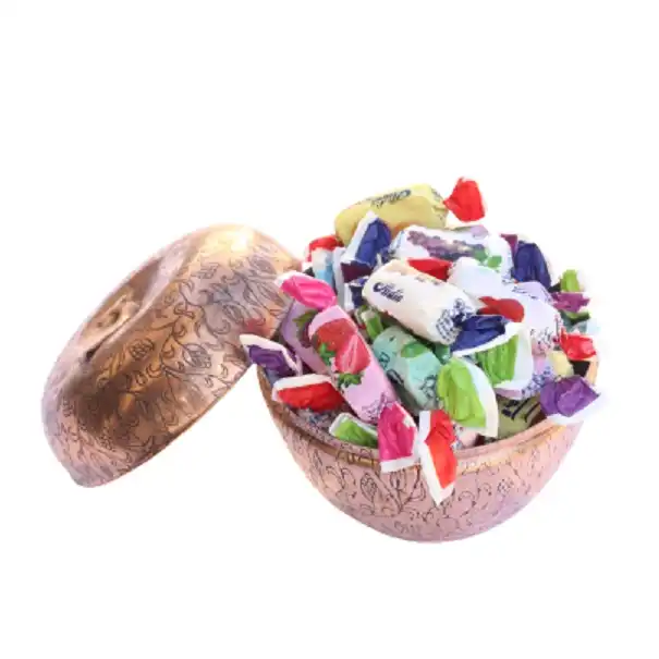 قندان مسی مدل قهوه دون