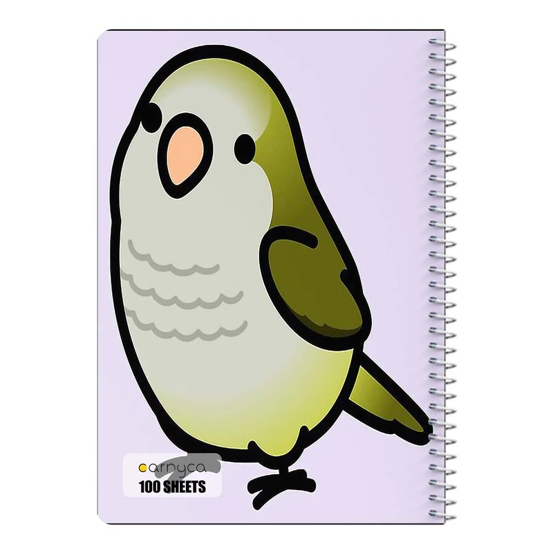 دفتر مشق 100 برگ سیمی کارنیکا طرح طوطی Parrot کد 11990