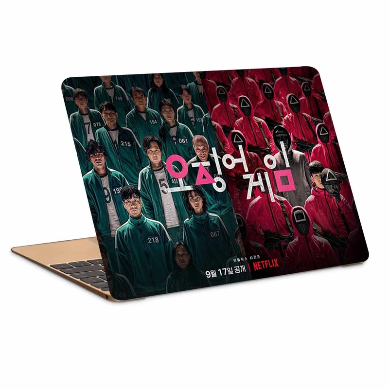 استیکر لپ تاپ طرح Squid Game کد N-549 مناسب برای لپ تاپ 15.6 اینچ