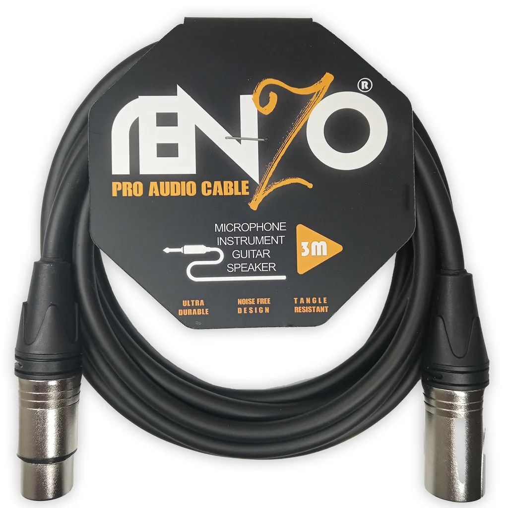 کابل میکروفن XLR به XLR مدل RX3 طول 3 متر