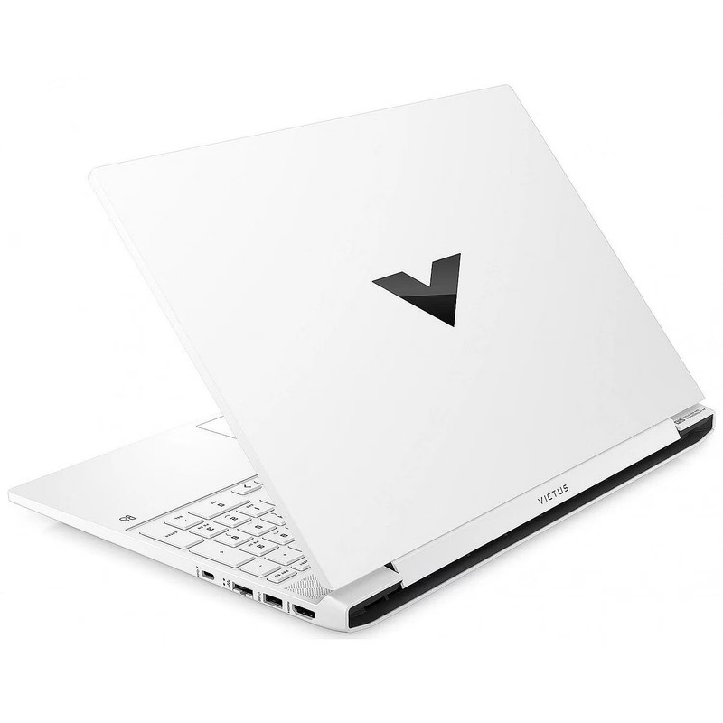 عکس لپ‌تاپ اچ‌ پی مدل Victus 15 Gaming FA1082wm با پردازنده Core i5-13420H و گرافیک RTX4050 6GB، رم DDR4 16GB با فرکانس 3200MHz، حافظه SSD با ظرفیت 512GB، نمایشگر 15.6 اینچ IPS با وضوح FHD و نرخ به‌روزرسانی 144Hz، سیستم‌عامل Windows 11 — زاویه و جزئیات 12