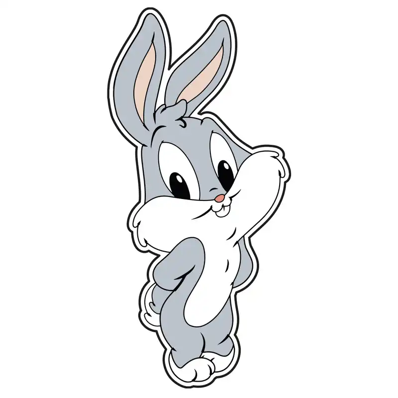 استیکر کلید و پریز مدل خرگوش ایستاده کد 195