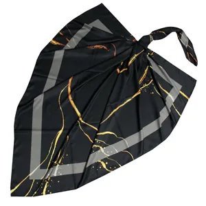 روسری زنانه مدل ابریشم مجلسی مزونی با طرح کد ana-9036