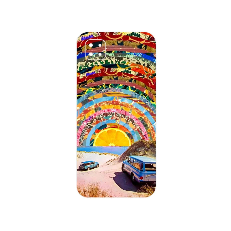 برچسب پوششی ماهوت مدل Collage of Orange Sky مناسب برای گوشی موبایل شیائومی Poco C3