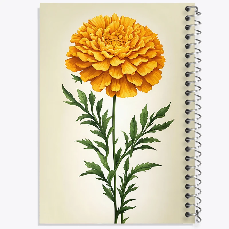 دفتر لیست خرید 50 برگ خندالو طرح گل زرد کد N4883