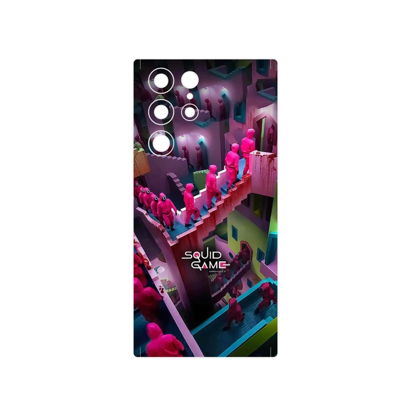 برچسب پوششی ماهوت مدل Squid Game مناسب برای گوشی موبایل سامسونگ Galaxy S22 Ultra 5G