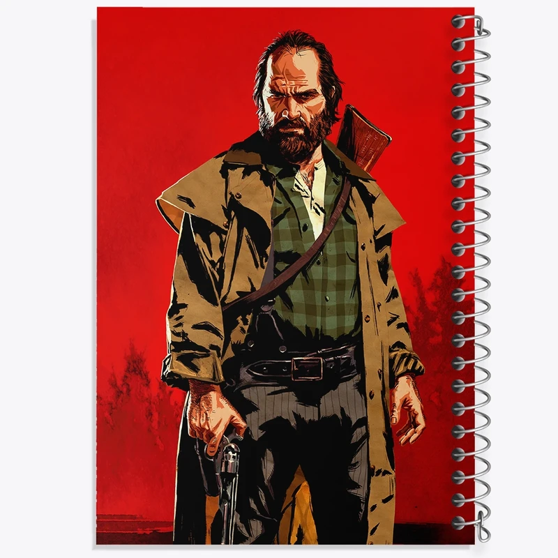 دفتر نقاشی 50 برگ خندالو طرح بازی رد دد (Read dead) کد F736