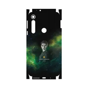 MAHOOT Scarlett Johansson-FullSkin Cover Sticker for Motorola One Macro
