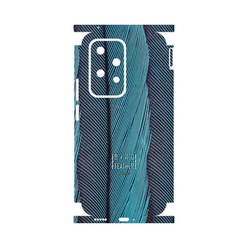 برچسب پوششی ماهوت مدل Turquoise feathers-FullSkin مناسب برای گوشی موبایل آنر 200 Lite