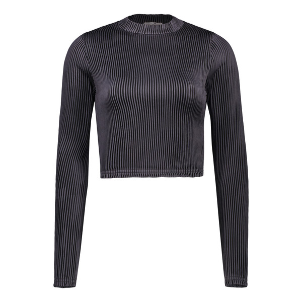 کراپ تیشرت آستین بلند زنانه مونسا مدل 41082410003-59