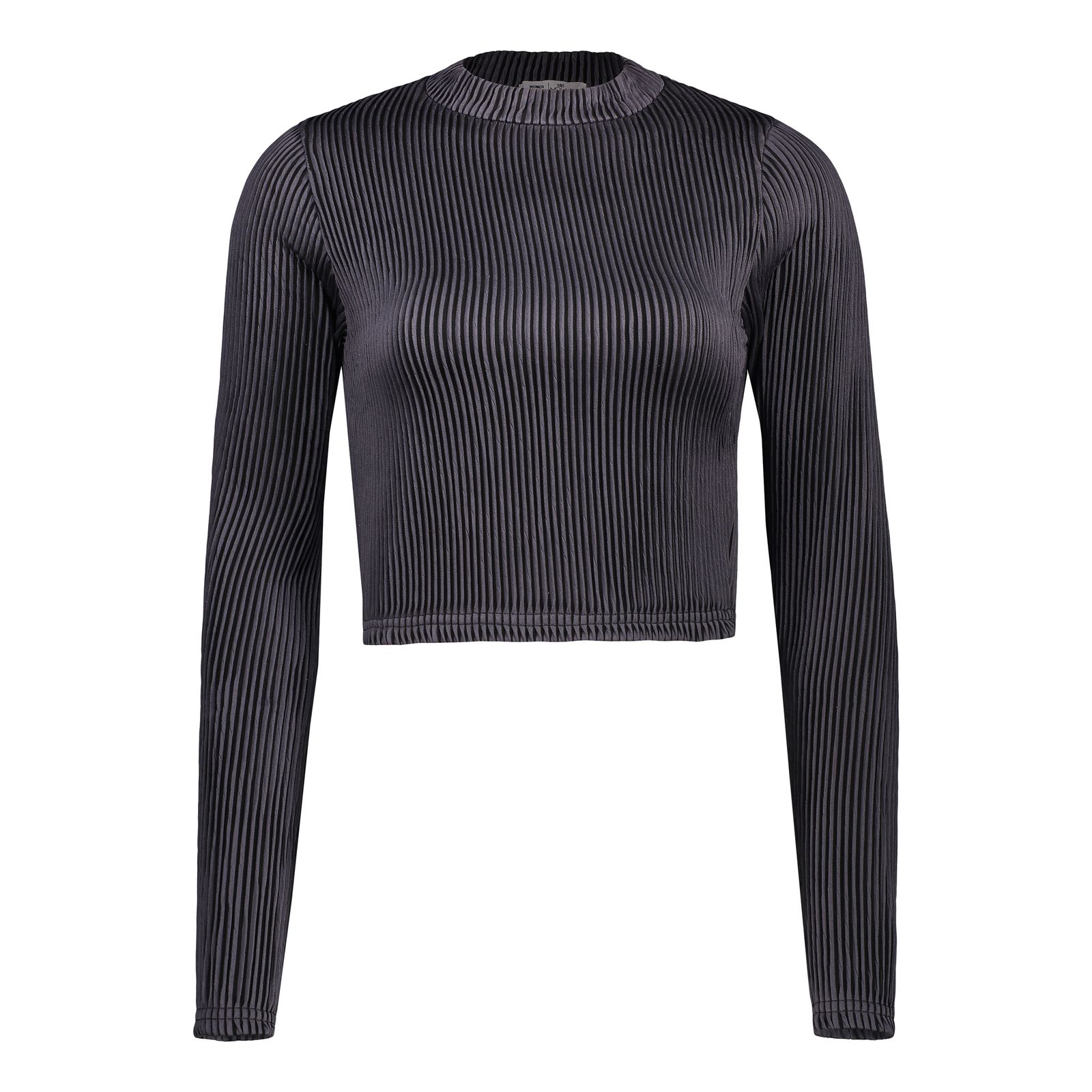 کراپ تیشرت آستین بلند زنانه مونسا مدل 41082410003-59 - - 1