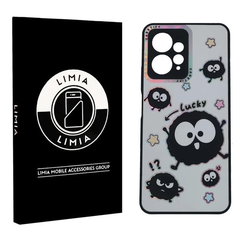 کاور لیمیا مدل فانتزی لنزدار طرح عروسکی شبرنگی مناسب برای گوشی موبایل شیائومی Redmi Note 12 4G