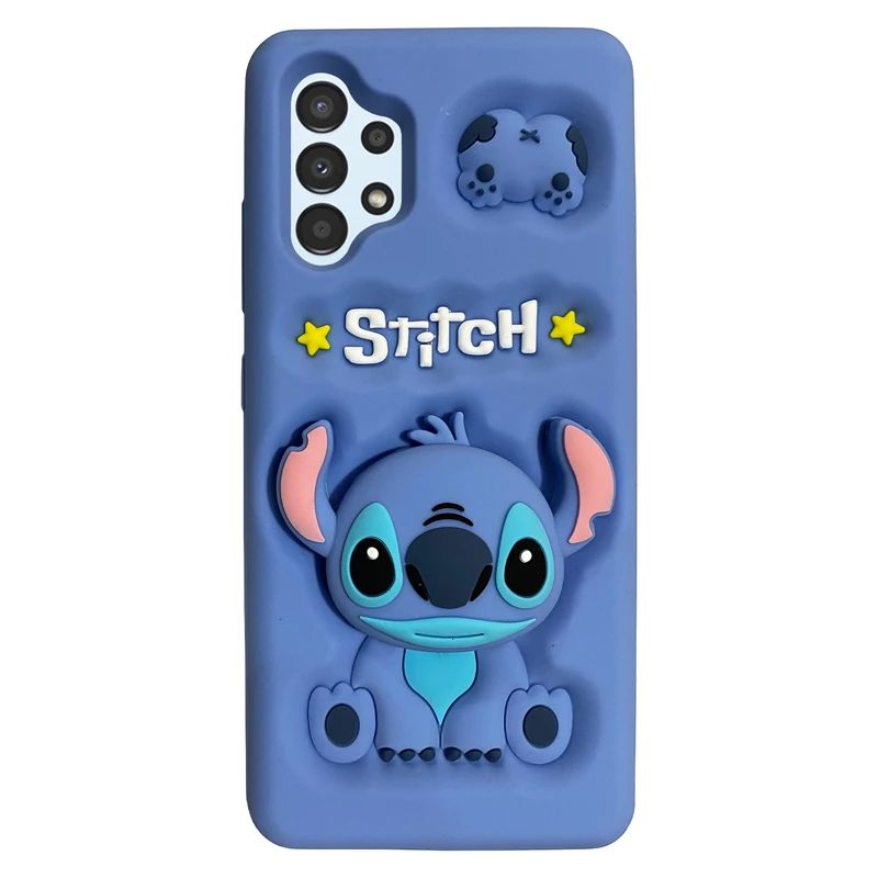 کاور مدل سیلیکون طرح استیچ مناسب برای گوشی موبایل سامسونگ Galaxy A13 4G / M32 5G