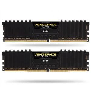 رم دسکتاپ کورسیر مدل vengeance lpx ddr4 دو کاناله 32 گیگابایت 3200 مگاهرتز cl16 با هیتسینک آلومینیومی و پشتیبانی از xmp 2.0 برای اورکلاکینگ پایدار و خنک کنندگی بهینه