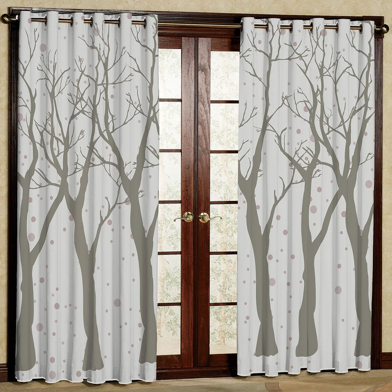 پرده مدل چاپی مخمل پانچی کد 1344 سایز 200x140 سانتی متر