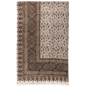 سفره قلمکار اثر زابلیان طرح 9 سایز 135 × 200 سانتی متر