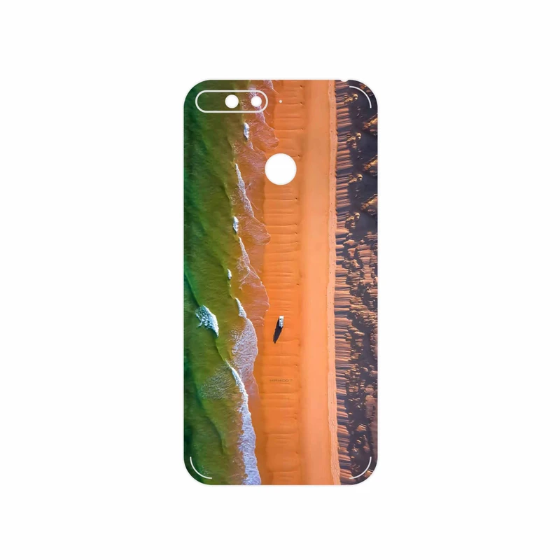 برچسب پوششی ماهوت مدل Beach and Green Sea مناسب برای گوشی موبایل هوآوی Y6 Prime 2018