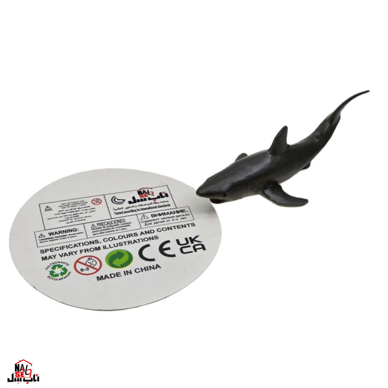 فیگور ناب سل مدل کوسه مکو کد MAKO SHARK NAAB045 ارتفاع 3 سانتی متر