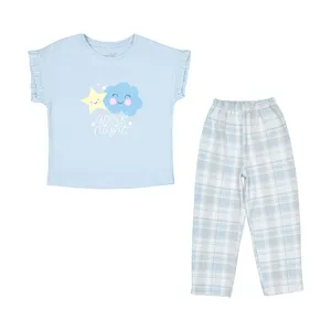 ست تی شرت و شلوار دخترانه ناربن مدل 1521391-50