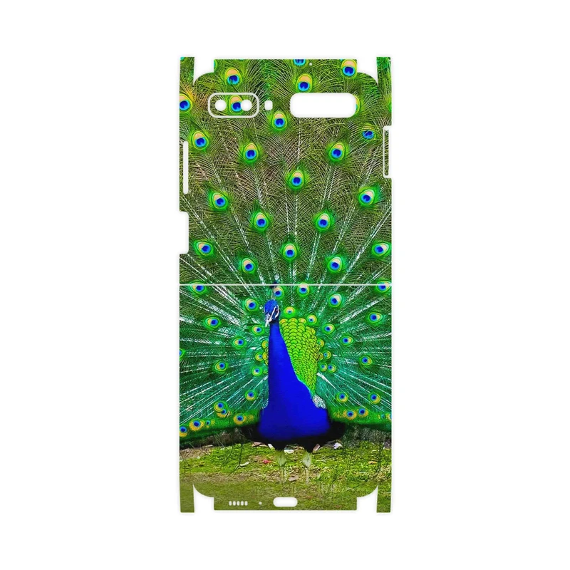 برچسب پوششی ماهوت مدل Peacock-FullSkin مناسب برای گوشی موبایل سامسونگ Galaxy Z Flip