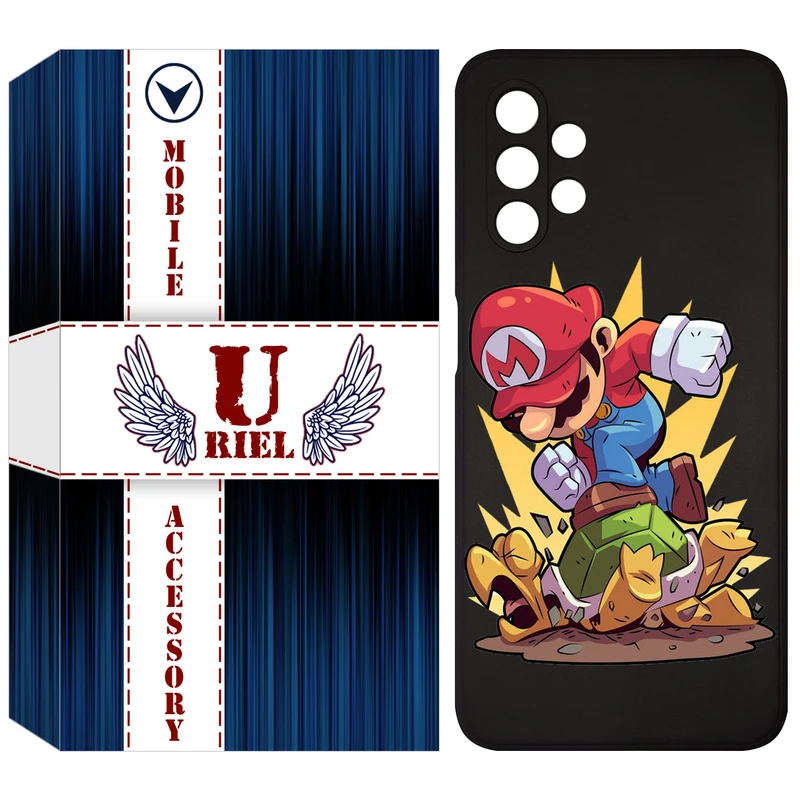 کاور یوریل مدل KSH کد 64 طرح ماریو مناسب برای گوشی موبایل سامسونگ Galaxy A13