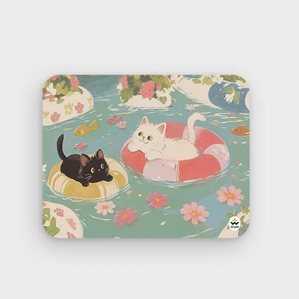 ماوس پد شادیت مدل گربه بازیگوش کد01 سایز24*19 سانتیمتر