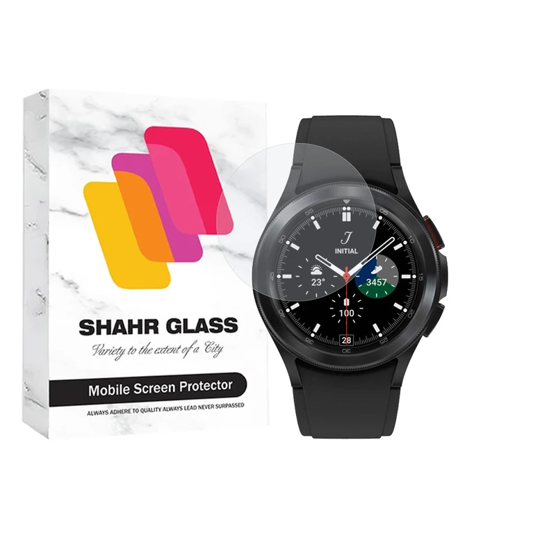 محافظ صفحه نمایش شهر گلس مدل SMPWATCHS مناسب برای ساعت هوشمند سامسونگ  Galaxy  Watch 4 classic 42 mm