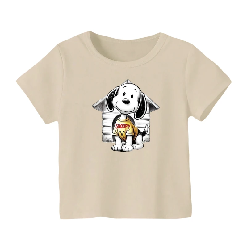 تی شرت آستین کوتاه بچگانه مدل اسنوپی کد ۸۱