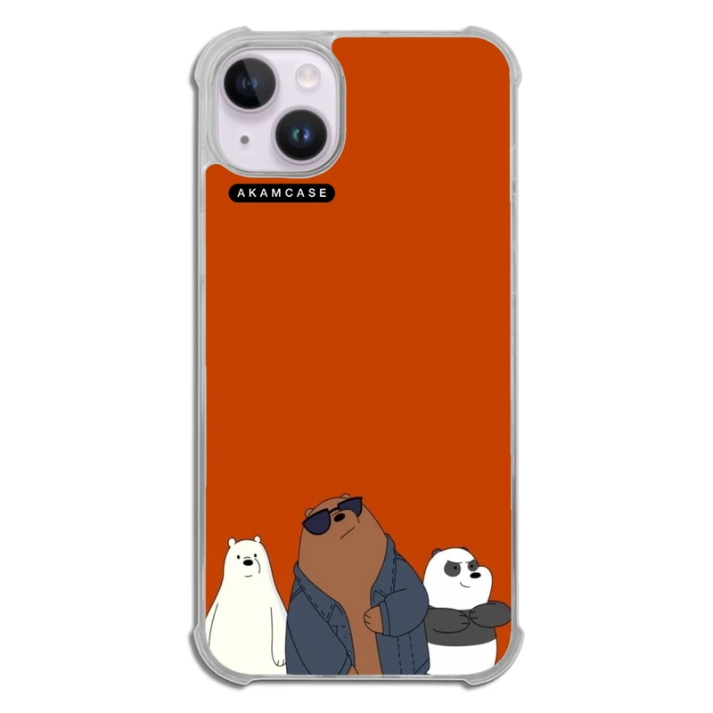 کاور آکام مدل AMCWTA14PLUS-BARE BEAR1 مناسب برای گوشی موبایل اپل iPhone 14 Plus