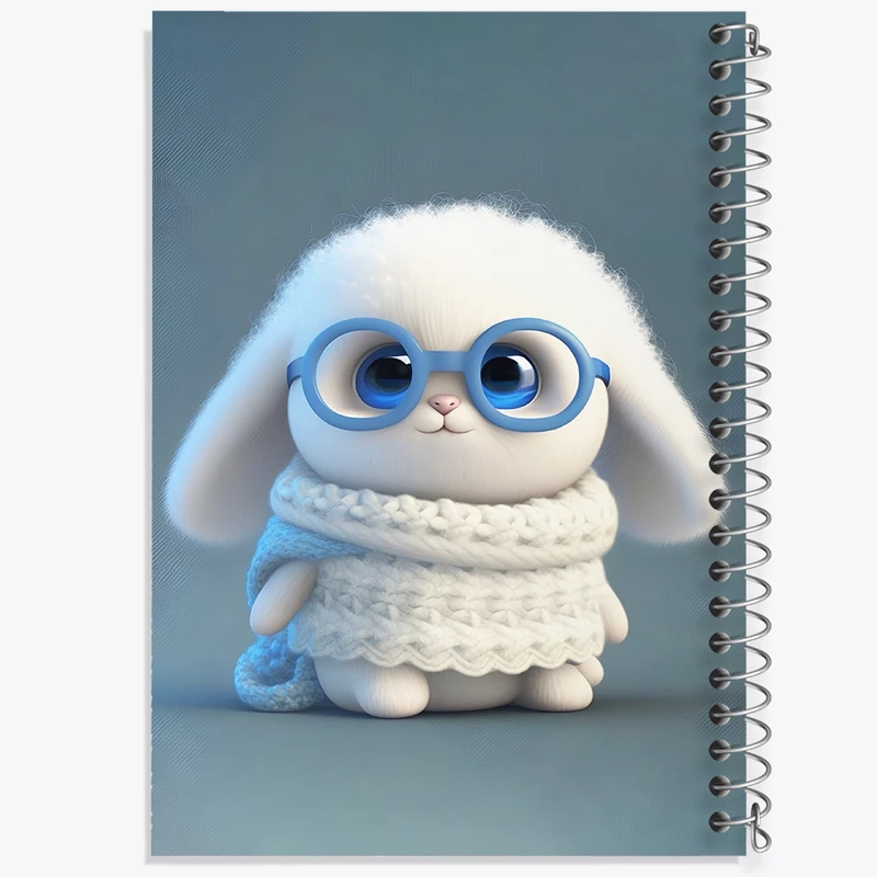 دفتر لیست خرید 50 برگ خندالو طرح خرگوش بامزه کد F5751