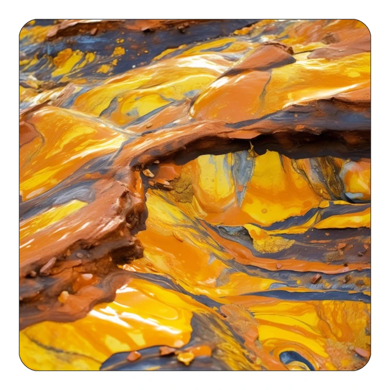 مگنت کاکتی طرح نقاشی رنگ روغن مدل mp69945