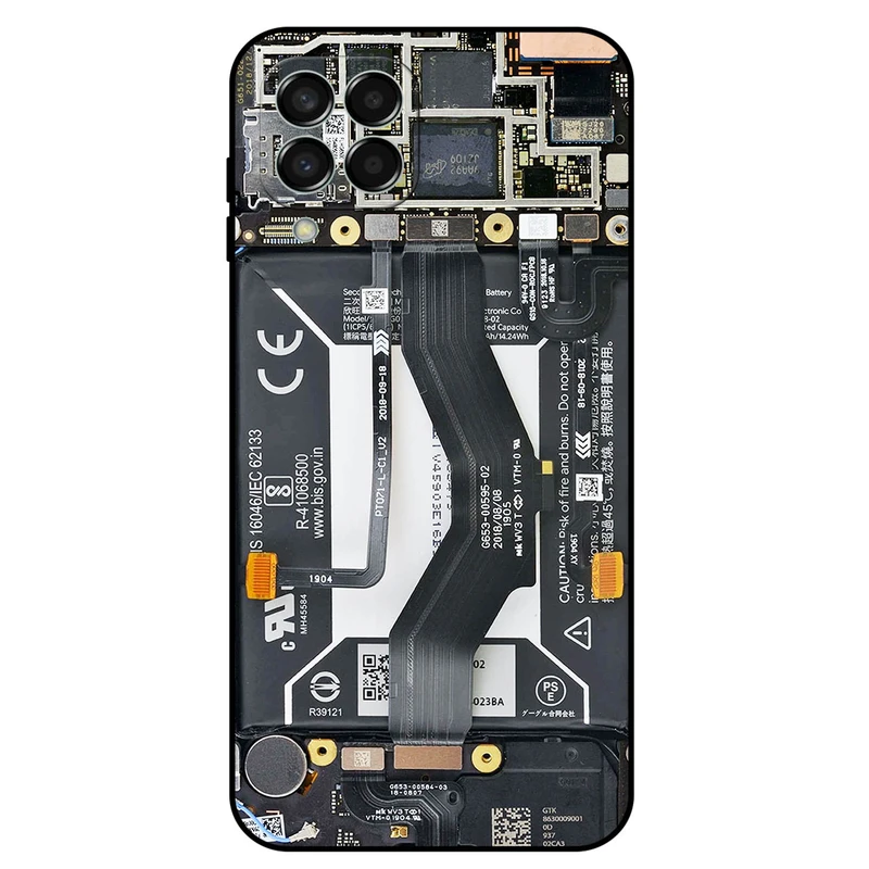 کاور مگافون طرح برد موبایل مدل 8004 مناسب برای گوشی موبایل سامسونگ Galaxy M33 5G         