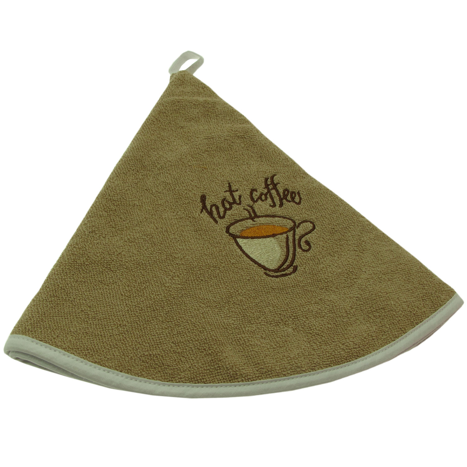 حوله آشپزخانه طرح coffee کد 03 سایز 66 × 66 سانتی متر