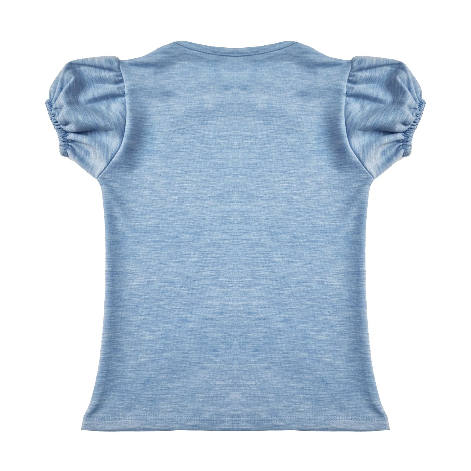 تی شرت دخترانه افراتین مدل لاما رنگ آبی -  - 3
