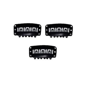 گیره اکستنشن مو زنانه مدل تق تقی بسته 3 عددی