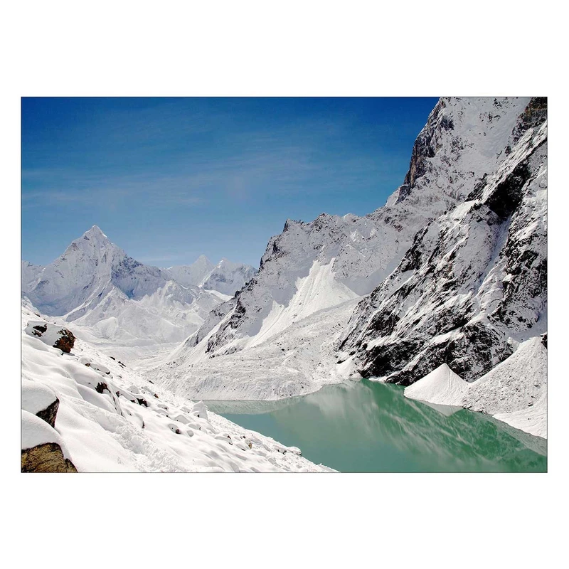 تابلو شاسی ونسونی طرح Water in Mountain ranges سایز 50x70 سانتی متر