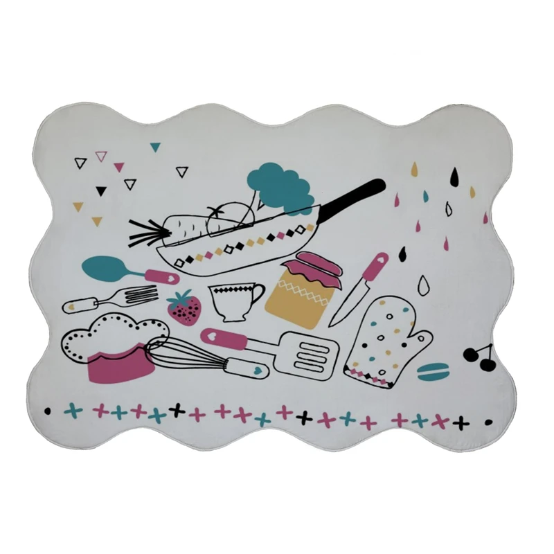 پادری مدل دالبر طرح آشپزخانه کد 8246 سایز 80x110 سانتی متر