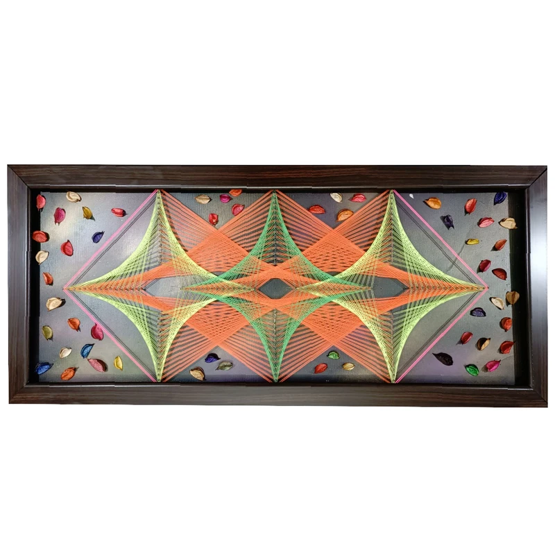 تابلو میخ و نخ طرح شباهنگ 1960