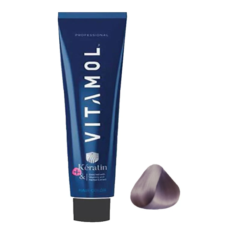 رنگ مو ویتامول سری Fashion حجم 120 میلی لیتر رنگ یاسی