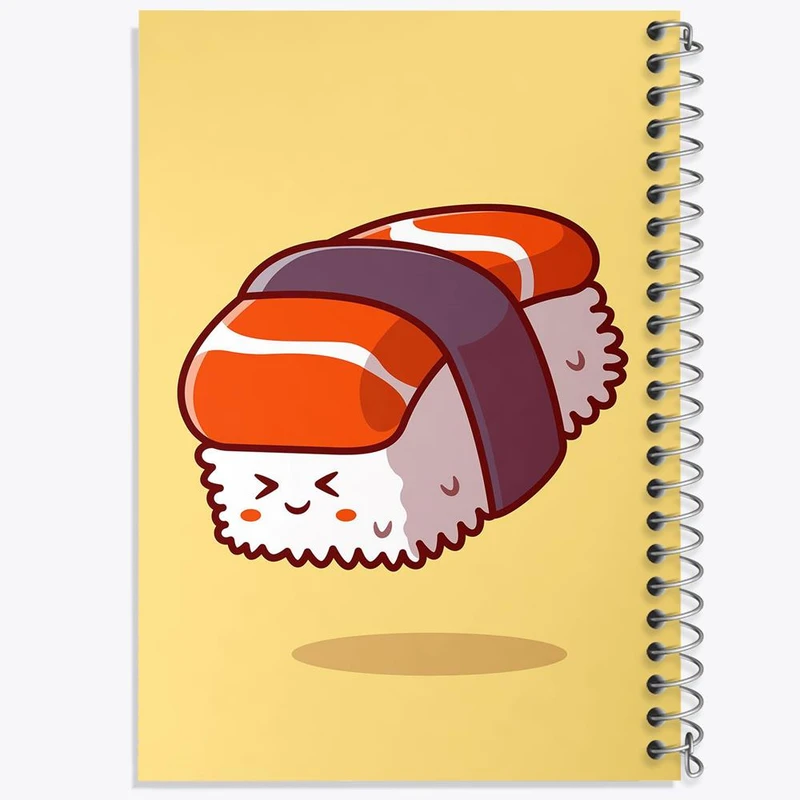 دفتر لیست خرید 50 برگ خندالو طرح سوشی کد 29453