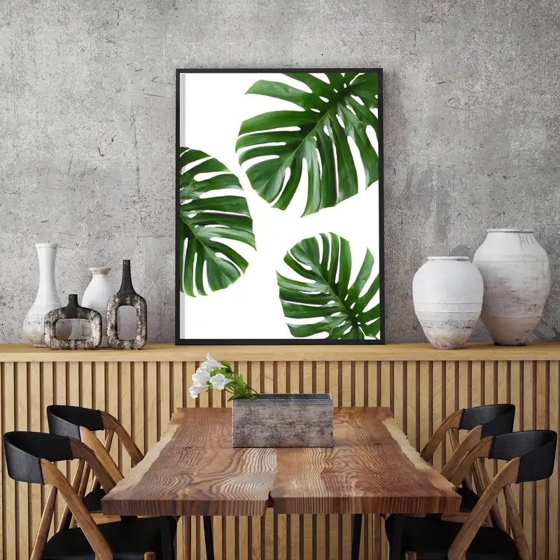 تابلو مدل دکوراتیو برگ p0003